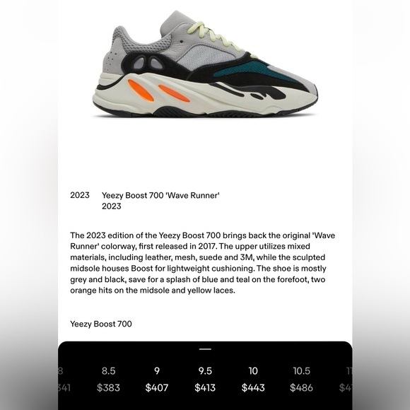 Yeezy boost 700 wave runner - Picture 7 of 7